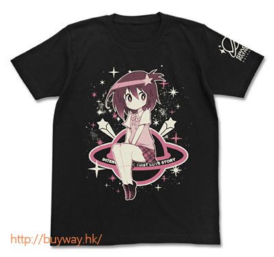 宇宙巡警露露子 : 日版 (大碼)「露露子」黑色 T-Shirt