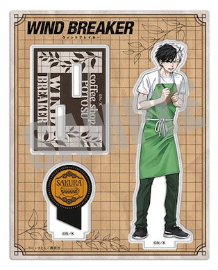 WIND BREAKER 「櫻遙」Coffee shop Ver. 亞克力企牌 Acrylic Stand Haruka Sakura Coffee shop ver.【Wind Breaker】