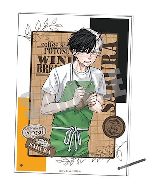 WIND BREAKER 「櫻遙」Coffee shop Ver. 亞克力板 Acrylic Art Board Haruka Sakura Coffee shop ver.【Wind Breaker】