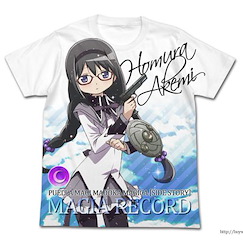 魔法少女小圓 (大碼)「曉美焰」白色 全彩 T-Shirt Magia Record Homura Akemi Full Graphic T-Shirt / WHITE-L【Puella Magi Madoka Magica】