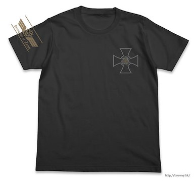 機動戰士高達系列 (加大)「錫安盾十字章」墨黑色 T-Shirt Zeon Honor Cross T-Shirt / SUMI-XL【Mobile Suit Gundam Series】