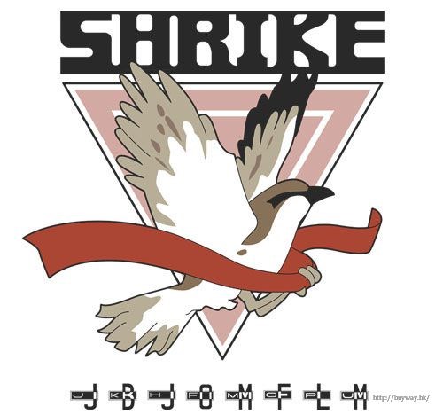 機動戰士高達系列 : 日版 (大碼)「Shrike」白色 T-Shirt