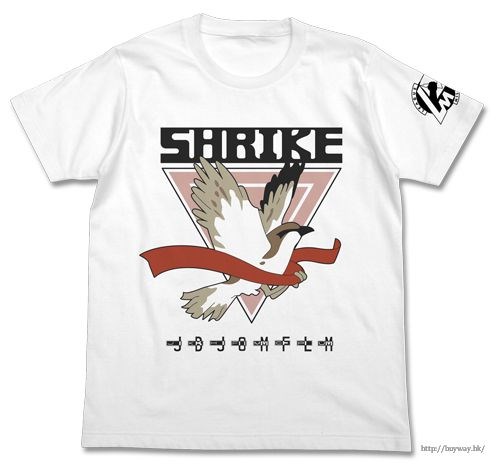 機動戰士高達系列 : 日版 (細碼)「Shrike」白色 T-Shirt