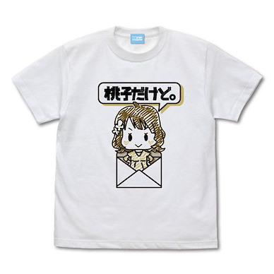偶像大師 百萬人演唱會！ (細碼)「周防桃子」桃子だけど 白色 T-Shirt Momoko Suou "Momoko dakedo" T-Shirt /WHITE-S【The Idolm@ster Million Live!】