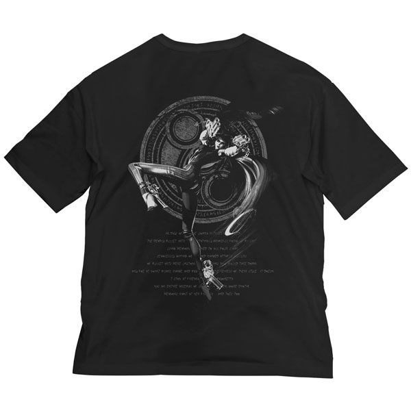 魔兵驚天錄系列 : 日版 (加大) 寬鬆 黑色 T-Shirt