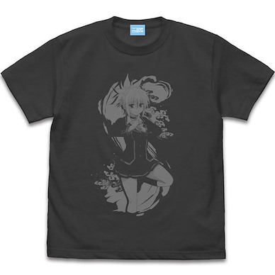 妖幻三重奏 (細碼)「風卷祭里」墨黑色 T-Shirt Matsuri Kazamaki T-Shirt /SUMI-S【Ayakashi Triangle】