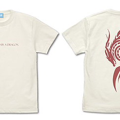 轉生公主與天才千金的魔法革命 : 日版 (大碼)「艾妮絲菲亞」刻印紋 香草白 T-Shirt