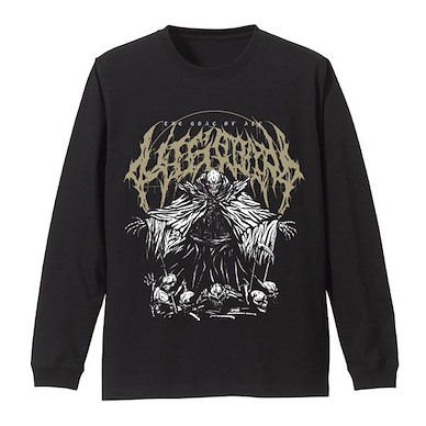 Overlord (細碼)「安茲．烏爾．恭」The goal of all life is death 長袖 黑色 T-Shirt The goal of all life is death Ribbed Long Sleeve T-Shirt /BLACK-S【Overlord】