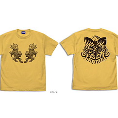WIND BREAKER : 日版 (中碼)「獅子頭連」香蕉黃 T-Shirt