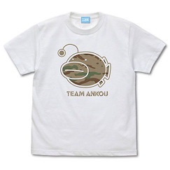 少女與戰車 (大碼)「鮟鱇隊」白色 T-Shirt Ankou Team T-Shirt /WHITE-L【Girls and Panzer】