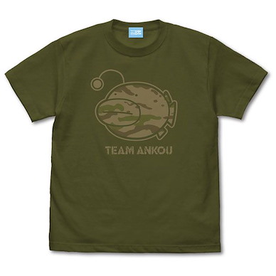 少女與戰車 (細碼)「鮟鱇隊」墨綠色 T-Shirt Ankou Team T-Shirt /MOSS-S【Girls and Panzer】