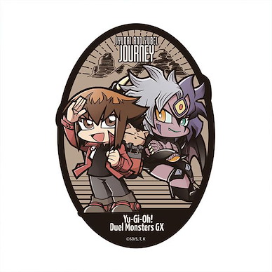 遊戲王 系列 「遊城十代 + 尤貝爾」貼紙 Yu-Gi-Oh! Duel Monsters GX Travelling Jaden & Yubel Chibi Sticker【Yu-Gi-Oh!】