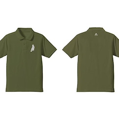 搖曳露營△ : 日版 (中碼)「志摩凜」刺繡 綠茶色 Polo Shirt