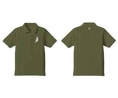 搖曳露營△ (細碼)「志摩凜」刺繡 綠茶色 Polo Shirt Embroidery Polo Shirt /GREEN TEA-S【Laid-Back Camp】
