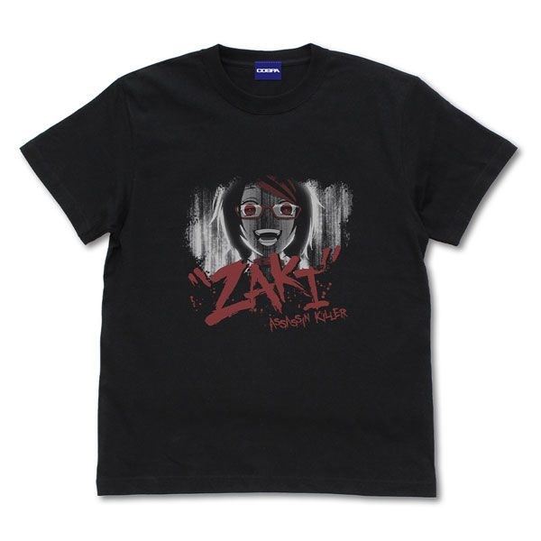 屍體如山的死亡遊戲 : 日版 (大碼)「崎宮美咲」殺手 黑色 T-Shirt