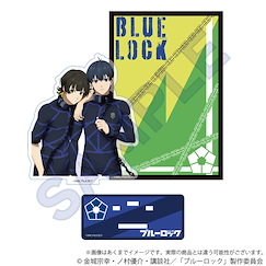 BLUE LOCK 藍色監獄 : 日版 「潔世一 + 蜂樂迴」特別插圖 Ver. B 亞克力背景企牌