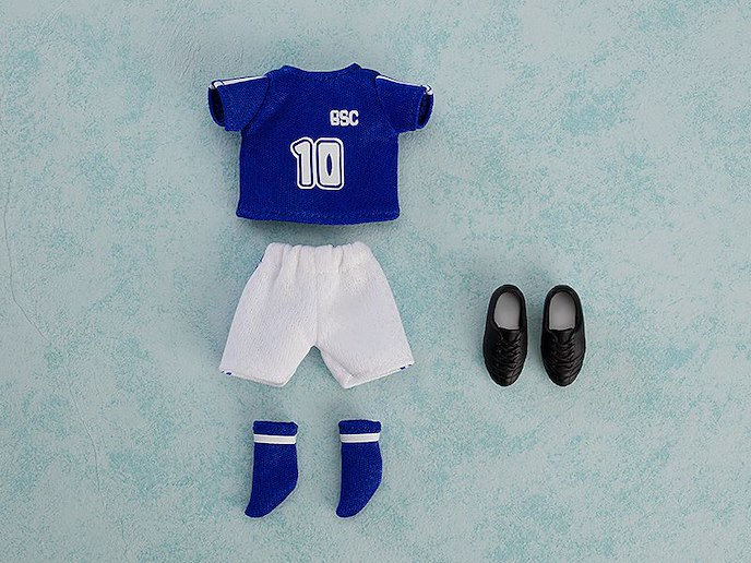 日版 黏土娃 服裝套組 足球制服 (藍色)