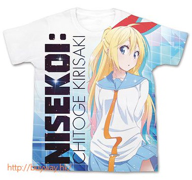 偽戀 (大碼)「桐崎千棘」全彩 T-Shirt Kirisaki Chitoge Full Graphic T-Shirt - L【Nisekoi】