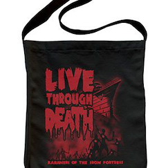 甲鐵城的卡巴內里 : 日版 肩提袋 黑色 "LIVE THROUGH DEATH"