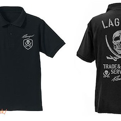 黑礁 (大碼) Lagoon Company Polo Shirt 黑色 Lagoon Company Polo Shirt / BLACK - L【Black Lagoon】