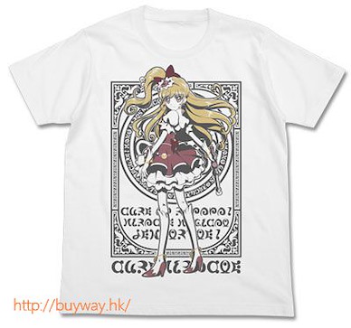 光之美少女系列 (加大)「朝日奈未來 (奇跡天使)」T-Shirt 白色 Cure Miracle T-Shirt / WHITE - XL【Pretty Cure Series】