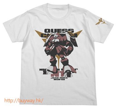 機動戰士高達系列 : 日版 (加大) Char's Counterattack - Jagd Doga T-Shirt Quess Ver.  白色