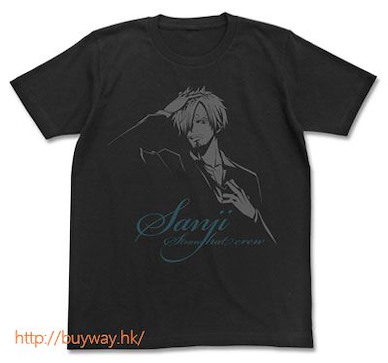 海賊王 (大碼)「山治」料理人 T-Shirt 黑色 Cook Sanji T-Shirt / BLACK - L【One Piece】