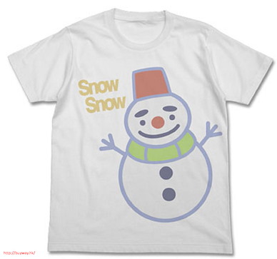 花牌情緣 (加大)「雪人丸」白色 T-Shirt Shinobu's Snow Maru T-shirt / WHITE - XL【Chihayafuru】