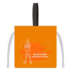 BLUE LOCK 藍色監獄 「國神鍊介」日式索繩布袋 Sweat Pouch Kunigami Rensuke【Blue Lock】