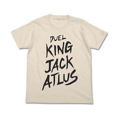 遊戲王 系列 (大碼)「DUEL KING JACK ALTUS」遊戲王5D's 米白 T-Shirt Yu-Gi-Oh! 5D's Duel King Jack Atlus T-Shirt / Natural - L【Yu-Gi-Oh!】