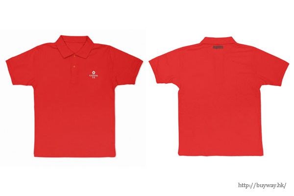LoveLive! Sunshine!! : 日版 (大碼)「黑澤妲雅」高紅色 Polo Shirt
