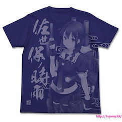 艦隊 Collection -艦Colle- : 日版 (加大)「佐世保の時雨」暗藍 T-Shirt