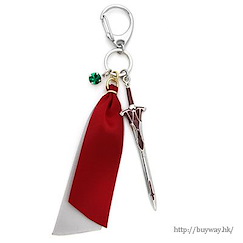 Fate系列 「紅 Saber (Mordred)」絲帶 + 寶具匙扣 Image Accessory Keychain: Saber of Red【Fate Series】