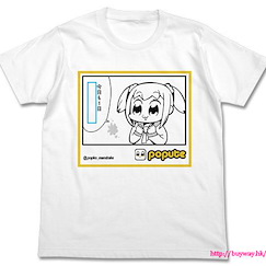 Pop Team Epic : 日版 (加大)「POP子的老毛病」白色 T-Shirt