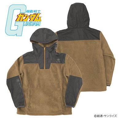 機動戰士高達系列 (中碼)「地球聯邦軍」抓絨 連帽衫 Earth Federation Forces Design Fleece Jacket-M【Mobile Suit Gundam Series】