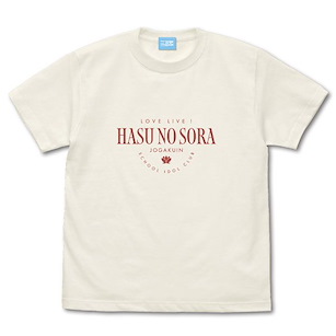 蓮之空女學院學園偶像俱樂部 (加大)「蓮之空女學院」香草白 T-Shirt Hasunosora Girls' High School T-Shirt /VANILLA WHITE-XL【Hasunosora Jogakuin School Idol Club】