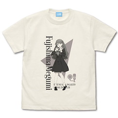 蓮之空女學院學園偶像俱樂部 (大碼)「藤島慈」香草白 T-Shirt Megumi Fujishima T-Shirt /VANILLA WHITE-L【Hasunosora Jogakuin School Idol Club】