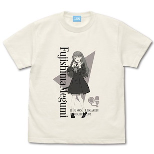 蓮之空女學院學園偶像俱樂部 (加大)「藤島慈」香草白 T-Shirt Megumi Fujishima T-Shirt /VANILLA WHITE-XL【Hasunosora Jogakuin School Idol Club】
