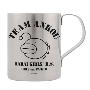 少女與戰車 「鮟鱇隊」雙層不銹鋼杯 Ver.2.0 Ankou Team Two-Layer Stainless Steel Mug Ver2.0【Girls and Panzer】