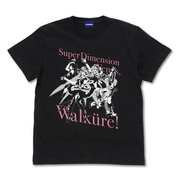 超時空要塞Δ : 日版 (中碼)「Walküre」黑色 T-Shirt