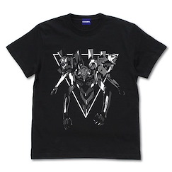 新世紀福音戰士 : 日版 (大碼) EVANGELION 三角標誌 黑色 T-Shirt