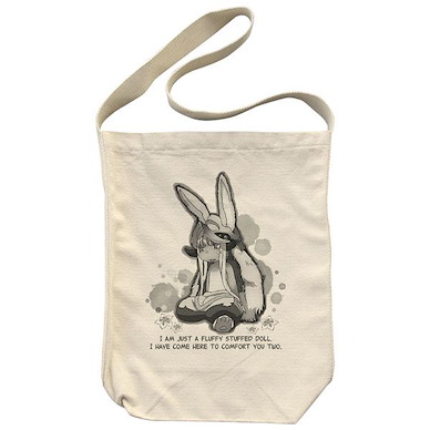 來自深淵 「娜娜奇」毛茸茸 米白 肩提袋 The Golden City of the Scorching Sun Fluffy Nanachi Shoulder Tote Bag /NATURAL【Made in Abyss】