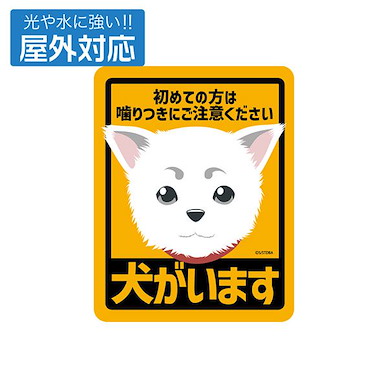 銀魂 「定春」室外對應 貼紙 (11.7cm × 9.2cm) Sadaharu Outdoor Compatible Sticker【Gin Tama】