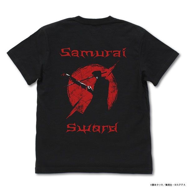 鏈鋸人 : 日版 (中碼)「武士刀」黑色 T-Shirt