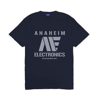 機動戰士高達系列 (大碼)「阿納海姆電子」深藍色 厚綿 T-Shirt Anaheim Electronics Heavy Weight T-Shirt /NAVY-L【Mobile Suit Gundam Series】