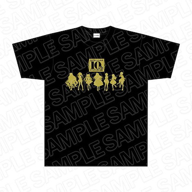 約會大作戰 (加大)「約會大作戰IV」10周年記念 黑色 T-Shirt 10th Anniversary T-Shirt XL Size【Date A Live】