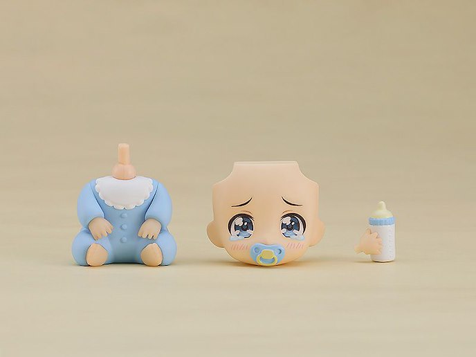 黏土人配件 : 日版 黏土人配件系列 換裝用嬰兒套組 藍色