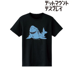 屍體如山的死亡遊戲 : 日版 (加大)「鯊鯊波爾卡」女裝 黑色 T-Shirt