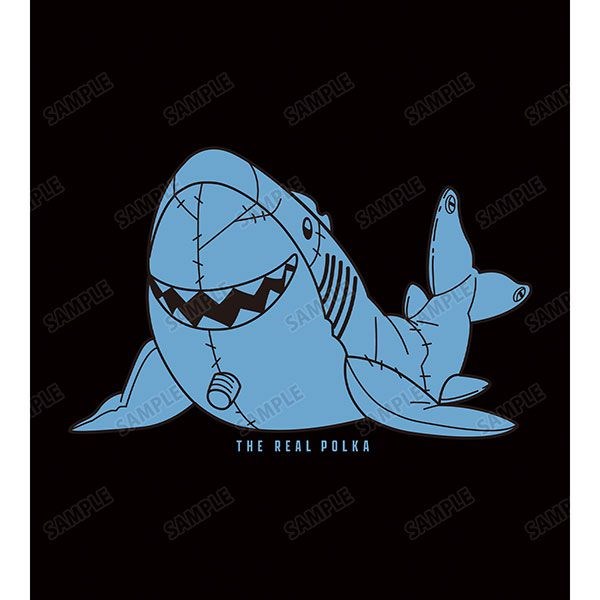 屍體如山的死亡遊戲 : 日版 (細碼)「鯊鯊波爾卡」男裝 黑色 連帽衫