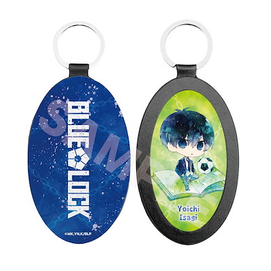 BLUE LOCK 藍色監獄 「潔世一」藝術設計 皮革匙扣 Chara Deru Art Leather Key Chain 11 Isagi Yoichi (Mini Character)【Blue Lock】